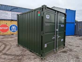 Nuevo contenedor/10′ (3 metros)/Contenedor de almacenamiento 10DC – MIIU7187766 Verde oscuro RAL6007