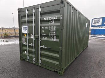 Nuevo contenedor/20′ (6 metros)/Estándar de 20'DC/Contenedor de almacenamiento 20DC MIIU1505485 – TALLIN Verde oscuro