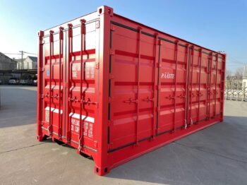 Nuevo contenedor/20′ (6 metros)/20'OS Apertura lateral/Fabricación de contenedores marítimos MIIU1500380 rojo