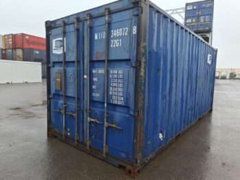 ontenedores usados/20' (6 metros)/Estándar de 20'DC/Contenedor marítimo de 20 CC MIIU3460728 – TALLIN Azul