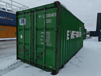 ontenedores usados/20' (6 metros)/Estándar de 20'DC/Contenedor marítimo 20DC MIIU2085495 – TALLIN Verde