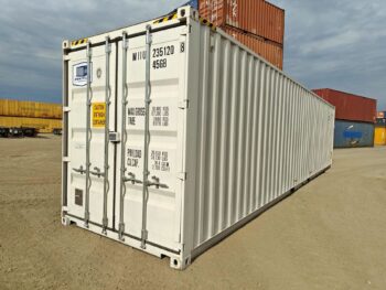 Nuevo contenedor/40′ (12 metros)/40'HC Alto/Contenedor marítimo 40HC MIIU2351208 – TALLIN (bajo pedido) Contenedor marítimo 40HC blanco