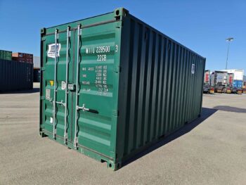 Nuevo contenedor/20′ (6 metros)/Estándar de 20'DC/Contenedor de almacenamiento 20DC MIIU2285003 – TALLIN Verde