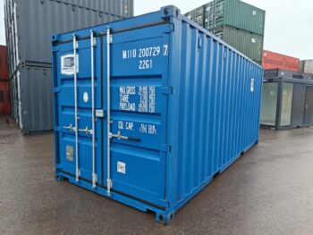 Nuevo contenedor/20′ (6 metros)/Estándar de 20'DC/Contenedor de almacenamiento 20DC MIIU2007297 – TALLIN Azul